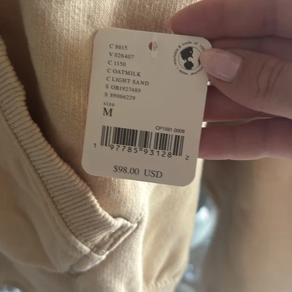 Free People Movement Side Line Zip-Up - Oatmilk - Picture 6 of 8